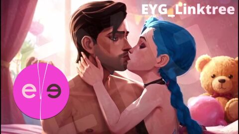 1man 1man1girl ai_animation ai_art ai_assisted ai_generated ai_video animated arcane arcane_jayce arcane_jinx bedroom blue_hair cute cute_face cute_female cute_girl eyg eyg_linktree french_kiss french_kissing handsome handsome_man happy jayce jayce_(league_of_legends) jinx jinx_(arcane) jinx_(league_of_legends) kiss_on_lips kissing loop looping_animation love mp4 profile_view side_view smile tagme teddy_bear teddy_bear_(species) twin_braids twintails unshaven_face video