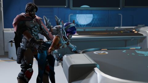 3d blizzard_entertainment cole_cassidy female interracial interracial_sex juno_(overwatch) overwatch overwatch_2 tagme