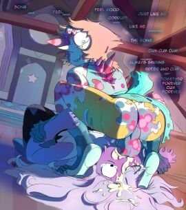 10s 1dickgirl 1girls 2017 amethyst_(steven_universe) balls big_penis bottomless clothed clothing corrupted_gem corruption cum_overflow deepthroat dialogue dickgirl duo erection excessive_cum face_fucking feet fellatio female forced_oral futa_on_female futa_sans_pussy futanari gem_(species) humanoid_penis intersex irrumatio mostly_clothed oral oral_penetration oral_sex pearl_(steven_universe) penis perineum perineum_bulge roll3d6 rolld6toporn rough_oral squatting steven_universe tagme text torn_clothes
