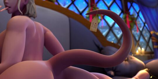 1futa 3d animated ass back_view christmas draenei futa_on_female futanari huge_ass sound tagme tektah video world_of_warcraft