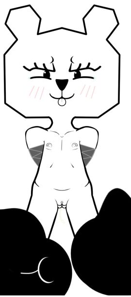 1girls bear bear_girl black_and_white cartoon_network female female_focus female_only monochrome tagme tagme_(artist) tawog teri_(tawog) the_amazing_world_of_gumball