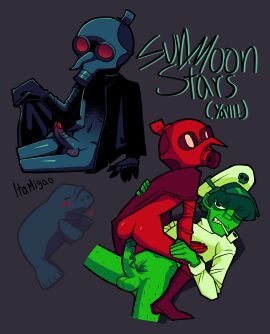 2024 2boys 5_fingers anal anal_sex ass balls bangs before_anal before_sex blue_body blush boogieman_(gorillaz) boots bottomless bright_colors cape cartoony cel_shading coat color_coded cowgirl_position dark_background demon doodle eye_bags gay gay_sex gloves googles gorillaz green_body half-closed_eyes half_dressed hat itamigao male male/male male_only male_penetrated male_penetrating manatee mask multiple_images murdoc_niccals murdoc_niccals_(plastic_beach) navel no_background non-human old_male penis pipe red_body red_glans ribbed_penis ribs riding_penis sailor_cap self_upload sharp_teeth short_hair signature simple_background skinny slim_legs solo_focus sweater text toony torn_clothes turtleneck turtleneck_sweater visible_ribs yaoi