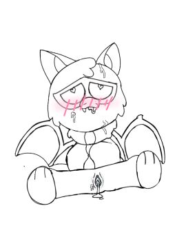 anthro anthro_on_anthro anthro_only bat bat_wings critters_(poppy_playtime) furry_only nightmare_critters no_humans pink_hips pink_legs pink_wings poppy_playtime poppy_playtime_(chapter_4) rabie_baby_(poppy_playtime) sex smiling_critters solo tagme white_body white_fur white_skin wing wings