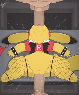 1girls 2boys 2d_animation 5:6 animated anthro ass balls balls_deep balls_on_face balls_slap belly big_ass big_belly big_butt big_penis bodily_fluids clothing deep_penetration deepthroat dengon dripping face_fucking faceless_character faceless_female faceless_human faceless_male female female_penetrated fishnet_clothing fishnet_legwear fishnets frame_by_frame furniture gangbang generation_1_pokemon genital_fluids genitals group group_sex hi_res high-angle_view huge_cock human human_on_anthro human_penetrating human_penetrating_feral humanoid_genitalia humanoid_penis interspecies irrumatio larger_male leaking legwear loop lying lying_on_table male male/female male_human/female_pokemon male_penetrating male_penetrating_female mammal meeting_in_the_middle nintendo oral oral_penetration oral_sex panties penetration penile penile_penetration penis penis_in_mouth penis_in_pussy pikachu pokeball pokemon pokemon_(species) pokephilia pussy pussy_juice_leaking pussy_juice_on_ground pussy_juice_on_penis pussy_juice_on_pussy pussy_juice_string ridiculous_fit rocketchu saliva saliva_drip saliva_on_face saliva_on_ground saliva_on_penis sex short_playtime simple_background size_difference slap smaller_female spitroast stomach_bulge table table_sex thick_thighs throat_fuck thrusting thrusting_into_mouth tongue tongue_out tongue_out_blowjob trio underwear vaginal_fluids vaginal_penetration vein veiny_penis yellow_body