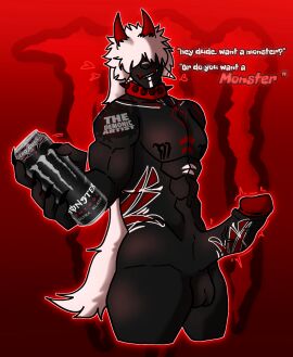 black_body dick dick_out energy gay lewddemon69 male monster monster_cock monster_energy monster_energy_drink penis self_upload ultra_black_(lewddemon69)