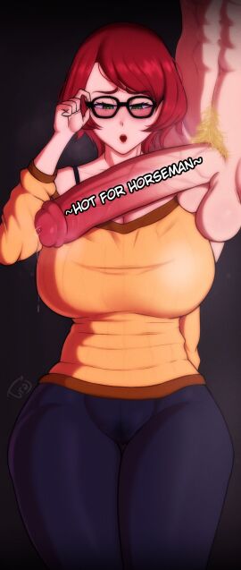 big_breasts big_penis breasts cock_shock female huge_breasts huge_cock jaune_arc male mature_female milf partial_male penis penis_awe pyrrha's_mom rwby sweater tagme trajectory viz_media wide_hips younger_male