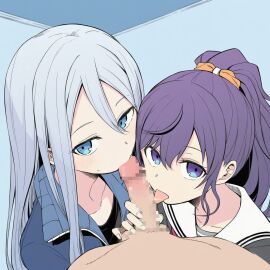 asahina_mafuyu tagme yoisaki_kanade