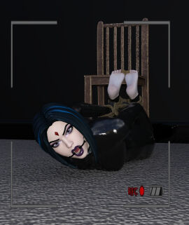 1girls 3d angry_face artist_request ass barefoot basement black_hair bondage bondage_gear bound_toes breasts camera camera_pov camera_view captive captured captured_heroine chair dc dc_comics defeated defeated_heroine demon demon_girl eyeliner feet female female_only femsub filming foot_fetish fortnite fortnite:_battle_royale gag gagged goth goth_girl helpless hogtie hogtied jewel_on_forehead kidnapped latex latex_suit lipstick looking_at_camera looking_at_viewer lying_down lying_on_floor lying_on_stomach makeup multicolored_hair on_floor purple_eyes purple_hair purple_lipstick rachel_roth raven_(dc) raven_(fortnite)_(dc) recording regaliarender restrained ring_gag rope rope_bondage shiny shiny_clothes short_hair slave slave_girl soles solo teen_titans tied_toes tight_clothing toe_restraints toes toes_tied two-tone_hair unhappy_female video_camera video_recording