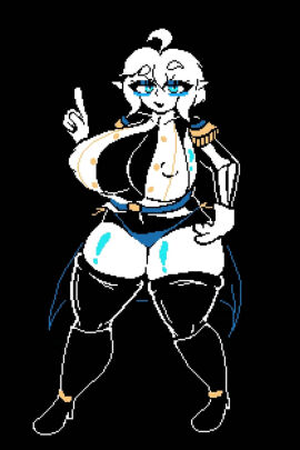 1girls 1gonth breasts female female_only female_sans large_breasts rule_63 sans sans_au tagme thick_thighs thighhighs thighs undertale undertale_au