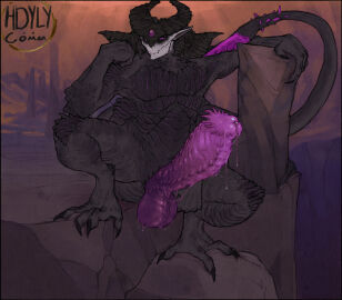 4_arms 4_pecs 6_eyes animal_genitalia artist_logo artist_name balls big_balls big_muscles big_penis black_body bodily_fluids bodily_fluids_drip claws corinoch demon demon_humanoid digital_media_(artwork) digitigrade dripping english_text erection finger_claws genital_fluids genital_slit genitals glans gradient_penis grey_body grin hdyly hell hi_res horn horned_humanoid huge_balls huge_cock humanoid leaking_precum logo long_ears looking_at_viewer male multi_arm multi_eye multi_limb multi_pec muscles muscular muscular_male nubbed_penis nude nude_male pecs penis pink_penis precum precum_drip precum_on_penis precum_string prehensile_tail purple_eyes purple_penis raised_tail ribbed_penis ridged_penis scaled_penis scales signature skin slit_(disambiguation) smile solo spike_tail spiked_penis spikes spikes_(anatomy) tail text toe_claws unusual_anatomy unusual_genitalia unusual_penis urethra weapon_tail white_face