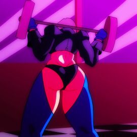 1girls angel_(kof) animated ass_out benek big_ass big_breasts breasts clothed clothed_female curvy curvy_female exercise exercising exposed_pussy fat_ass female female_focus gloves greatdragonad gym huge_ass huge_breasts jacket king_of_fighters large_breasts leather light-skinned_female light_skin looking_back pale-skinned_female pale_skin panties pussy ripped_clothing ripped_panties ripped_pants short_hair sitting squatting standing tagme thick thick_ass thick_thighs thighs video white_hair wide_hips