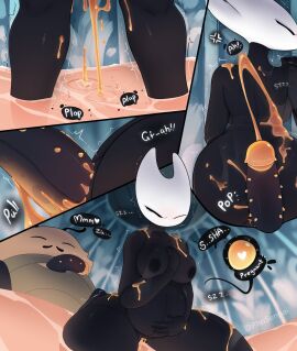 1boy 1girls after_rape after_sex after_vaginal arachnid arachnid_girl arachnid_humanoid areola ass bathing bathtub big_ass big_breasts big_penis big_thighs blush breasts bug bug_girl comic cum cum_in_pussy cum_inside cum_leaking cum_leaking_out_of_pussy cumflated_belly cumflation dialogue female flea heart-shaped_pupils hollow_knight hollow_knight:_silksong hornet_(hollow_knight) hot_spring impregnation inflation kratt_(hollow_knight) large_breasts male mask nipples nude penetration penis penis_in_pussy phosenpai pregnant pregnant_female pussy raped_female tagme team_cherry text thick_thighs thighs water wet_body wet_skin