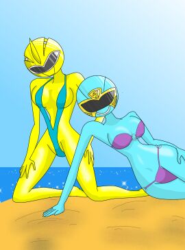 bikini breasts female power_rangers tagme zackon7