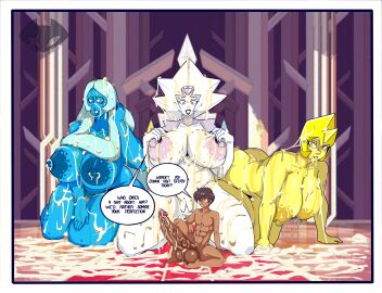 1boy 3girls abs after_sex alien alien/human alien_girl ass big_ass big_breasts blue_diamond_(steven_universe) blue_eyes blue_hair blue_skin breasts cartoon_network covered_in_cum crossover cuckold cum cum_on_body cum_on_floor diamond_authority english_text female full_body gem_(species) giantess gigantic_ass gigantic_penis grey_eyes huge_ass huge_breasts huge_cock huge_thighs human human'd human_is_better human_supremacy humaned humanoid hyper_penis insult male male_human/female_alien male_human/female_humanoid maledom marco_diaz muscular muscular_male netorare penis rex_reyes rexreye36876945 semen size_difference small_but_hung smaller_male star_vs_the_forces_of_evil steven_universe taller_female text thick thick_ass thick_thighs thighs villainess voluptuous voluptuous_female white_diamond_(steven_universe) white_hair white_sclera white_skin wide_hips yellow_diamond_(steven_universe) yellow_eyes yellow_hair yellow_skin