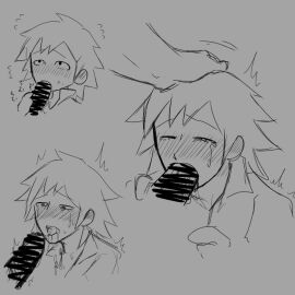 after_oral blowjob blush censored censored_penis forced_oral friday_night_funkin friday_night_funkin_lullaby grey_(hypnos_lullaby) hand_on_head hypnos_lullaby lips_on_penis looking_at_another looking_back_at_viewer looking_down looking_up male male/male male_only nervous oral oral_penetration oral_sex penis saliva_on_penis sex shy spiky_hair tears tongue tongue_out