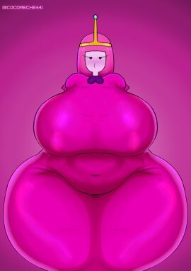 1girls 2d adventure_time artist_name cocoreche female full_color fully_clothed no_penetration princess_bubblegum solo solo_female tagme twitter_link