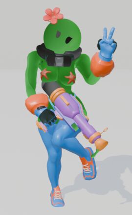 beach bikini_bottom cute deadlock female hawaiian slime slime_girl slime_monster video_game viscous_(deadlock)