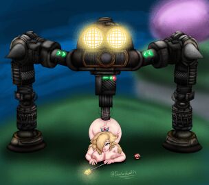 2d 2d_(artwork) danionebyall53_(artist) dildo dildo_in_ass dildo_insertion doggy_style happy_face having_sex hero_on_villain heroine heroine_and_antagonist huge_breasts ibispaint_(artwork) ibispaintx mechanical mechanical_tentacles megalag neutral_expression princess_rosalina princess_rosalina_(movie) rosalina rosalina_(mario) sagging_breasts sex sex_machine super_mario_bros. super_mario_galaxy super_mario_galaxy_(2026_film) super_mario_galaxy_2 taller_female villain_on_heroine white_body yellow_hair