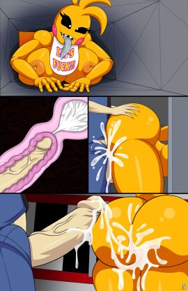 2025 5_fingers absurd_res animatronic anthro anthro_penetrated areola artist_name ass avian bib bib_only big_areola big_breasts big_butt big_penis bird black_sclera bodily_fluids breast_squish breasts bubble_butt butt_grab butt_squish chicken comic cum cum_in_vagina cum_inside curvy_figure digital_drawing_(artwork) digital_media_(artwork) duo erection eyelashes female female_on_human female_penetrated fingers five_nights_at_freddy's five_nights_at_freddy's_2 galliform gallus_(genus) genital_fluids genitals glistening glistening_body hand_on_butt hi_res huge_areola huge_breasts huge_butt huge_hips huge_thighs human human_on_anthro human_penetrating human_penetrating_anthro human_penetrating_female interspecies leaking leaking_cum light-skinned_male light_body light_skin machine male male/female male_on_anthro male_penetrating male_penetrating_anthro male_penetrating_female mammal nipples nude nude_anthro nude_female penetration penis penis_poking_out phasianid plump_labia profanity robot rosy_cheeks scottgames scut_tail segmented_arms sex short_tail squish stuck stuck_in_vent tail text thegeckoninja thick_thighs tongue tongue_out toy_chica_(fnaf) url vaginal_penetration vent voluptuous voluptuous_anthro voluptuous_female vulva watermark white_eyes wide_hipped_anthro wide_hipped_female wide_hips yellow_body
