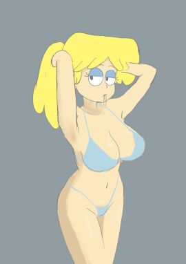 bikini blonde_female blonde_hair female fuyunoame lori_loud nickelodeon paramount_pictures the_loud_house