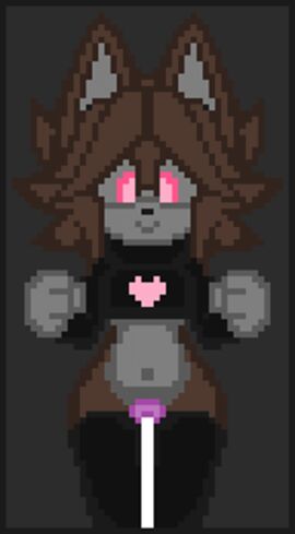 1girls 2d 2d_animation animated black_shirt black_stockings brainwashing cum_outside deline_the_wolf fan_character female gif male penis penis_in_pussy pink_eyes pixel_animation pixel_art pussy sonic_(series) starkirus thigh_sex wolf_girl