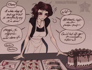 aunt_cass big_breasts big_hero_6 breasts cass_hamada female female_focus female_only marvel marvel_comics rapid_weight_gain solo talking talking_to_self thick_thighs velvet_bambi weight_gain weight_gain_female weight_gain_sequence