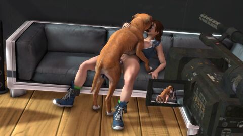 3d animated artorias_(artist) balls big_breasts bouncing_breasts braided_hair brown_hair camera canine canine_on_human canine_penis close-up female_kissing_feral female_on_feral femsub feral feral_on_female feral_on_human feral_penetrating feral_penetrating_human filming human_female human_on_feral human_penetrated julia_chang kissing kissing_while_penetrated large_breasts looking_pleasured loving_it missionary_position nerd nerdy_female nipples no_sound pale-skinned_female pale_skin ponytail pornography pubic_hair source_filmmaker tagme tekken tekken_7 thighs tongue tongue_kiss video wide_hips zoophilia