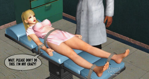 3d bbdannyr bed bondage bound damsel_in_distress dead_or_alive dead_or_alive_5 dead_or_alive_6 dead_or_alive_xtreme_venus_vacation female femsub naotora_ii nurse restrained restrained_arms restrained_legs tied tied_up
