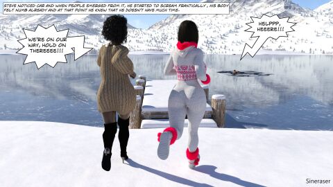 2girls 3d ass big_ass big_breasts big_thighs breasts bust busty chest claire_(sineraser) curvaceous curvy curvy_figure elle_(sineraser) female hips hourglass_figure huge_ass huge_breasts large_ass large_breasts legs mature mature_female original original_character original_characters sineraser slim_waist thick thick_hips thick_legs thick_thighs thighs voluptuous waist wide_hips