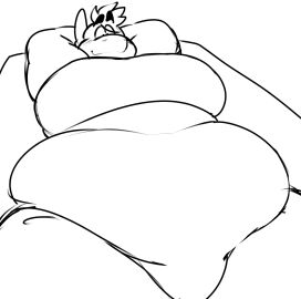 androgynous anthro bull_shark chubby cuntboy fat fish furry furry_only intersex laying_down laying_on_back lenny_(yaizl_art) looking_at_viewer obese shark shark_lenny_(yaizl_art) smile solo solo_focus swimsuit tagme yaizl_art