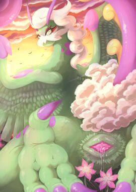 2024 3_toes 4_toes absurd_res animal_genitalia anisodactyl apsis_(patohoro) ass avian avian_butt avian_feet beak big_ass big_butt biped bipedal_feral bird blush bodily_fluids claws cloaca cloaca_juice cloud colored crotch_tuft detailed detailed_background digital_drawing_(artwork) digital_media_(artwork) digital_painting_(artwork) eyelashes eyeshadow feathered_wings feathers feet female feral flower foot_focus foreshortening generation_5_pokemon genital_fluids genitals gracidea_flower grass green_body green_feathers green_feet hair hi_res horizontal_cloaca legendary_pokemon looking_at_viewer lying makeup nature nature_background nintendo nude on_back outside patohoro perspective plant pokemon pokemon_(species) portrait presenting presenting_cloaca pubes puffy_cloaca purple_body purple_feathers rear_view shaded soles solo sunset tail talons thick_thighs toe_claws toes tornadus tornadus_(therian_form) tuft white_body white_feathers white_hair wide_hips wings yellow_eyes