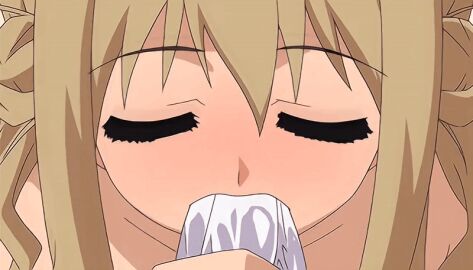 10s 1girls 2010 animated anime_screenshot blonde_hair brother_and_sister closed_eyes fellatio female haha_sange koga_marie licking_penis lowres male oral penis step-siblings stepbrother_and_stepsister tagme uncensored