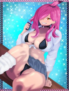 1girls bra breasts breasts_out female latam_virtual_youtuber long_hair neneefthy panties pink_hair solo_female tagme tagme_(artist) thighs underwear virtual_youtuber vtuber vtuberfanart yellow_eyes