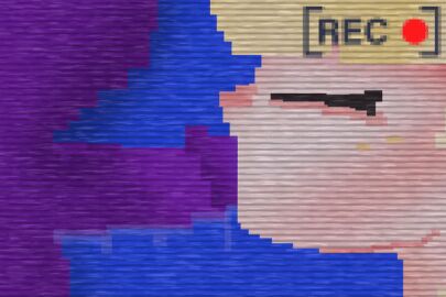 1boy 1girls animated balls banditeere big_balls big_belly big_penis blonde_hair blowjob camera_pov canon_couple clara_afton fat_male female five_nights_at_freddy's gif husband_and_wife male mrs_afton penis pixel_animation pixelated recording scottgames slobber spit straight william_afton