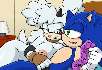 2d anthro areola bed bedroom_eyes before_sex big_breasts blush bovid breasts caprine clothing collar condom digital_media_(artwork) duo eulipotyphlan female fingers fur furniture gloves hair half-closed_eyes handwear hedgehog holding_condom holding_object idw_comics idw_publishing imminent_sex lanolin_the_sheep lying male male/female mammal mobian mobian_(species) mobian_sheep narrowed_eyes nipples on_back on_bed on_side quad_tails seductive sega sexual_barrier_device sheep smile sonic_(series) sonic_the_hedgehog sonic_the_hedgehog_(comics) sonic_the_hedgehog_(idw) sonic_the_hedgehog_(series) sonicguru tail unused_condom wrapped_condom