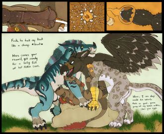 absurd_res animal_genitalia animal_penis anthro anthro_on_anthro anthro_penetrated anthro_penetrating anthro_penetrating_anthro anus avian balls balls_deep bodily_fluids canid canine canis cervical_penetration cum cum_in_mouth cum_in_ovaries cum_in_pussy cum_in_stomach cum_in_throat cum_in_uterus cum_inside cuntboy deepthroat dialogue draco_(zephyrthedrake) dragon equine_genitalia equine_penis fallopian_penetration fallopian_tubes felkin fellatio fellowwolf feral feral_on_anthro feral_penetrating feral_penetrating_anthro fertilizing full-package_cuntboy genital_fluids genitals group gryphon herm hermaphrodite hi_res hybrid hybrid_genitalia hybrid_penis impregnation internal internal_oral internal_vaginal intersex intersex/male intersex_on_feral irrumatio knot knotted_equine_penis knotted_penis knotting landon_(fellowwolf) lying male male_penetrating maleherm mammal multi_genitalia mythological_avian mythological_creature mythological_scalie mythology neck_bulge on_back oral oral_knotting oral_penetration oral_sex ovum penetration penile penile_spines penis penis_in_uterus pussy scalie sex sperm_cell spitroast throat_swabbing trio uterus vaginal_penetration wolf zoophilia