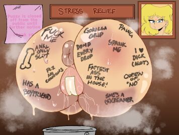 1girls anal anal_access anal_only anal_only_maebari anus ass big_ass body_writing bubble_butt female female_only glory_hole glory_wall lori_loud maebari public_use puffy_anus puffy_pussy pussy pussy_juice pussy_juice_drip pussy_lips spank_marks steaming_body steamy steamy_ass steamy_pussy stuck_in_wall swamp_ass sweaty sweaty_ass sweaty_butt taped_pussy the_loud_house unseen_character weener72