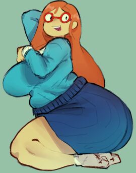 1girls ass big_ass big_breasts bottom_heavy bottom_heavy_female breasts butt fat_ass female glasses heavy_bottom huge_ass huge_butt kindergarten_(game) kindergarten_3 large_ass long_hair ms._lovelett spinarooz teacher thick_thighs thunder_thighs