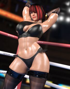 1girls 3d anna_williams ass big_ass big_breasts breasts female female_only solo solo_female tekken tekken_8 thick_thighs