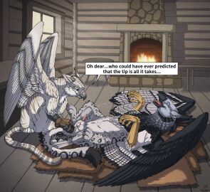 2024 anal anal_sex artist_name avian black_body black_claws black_feathers bodily_fluids claws cum cum_on_body cumshot dialogue dildo dildo_in_ass dildo_insertion duo ejaculation english_text feathered_diva feathered_wings feathers feet female female_penetrating female_penetrating_male feral feral_on_feral fireplace gay gay_anal gay_sex genital_fluids gryphon hi_res homosexual homosexual_female homosexual_male homosexual_sex inside lesbian lesbian_female lesbian_sex looking_pleasured lying male male/female male_only male_penetrated mythological_avian mythological_creature mythology object_in_ass on_back orgasm orgasm_face penetration quadruped sex sex_toy sex_toy_in_ass sex_toy_insertion sitting speech_bubble talons text toes toying_partner white_body white_feathers wings yaoi