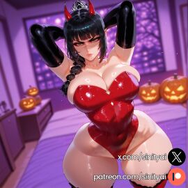 1girls 2025 ai_generated ass baldur's_gate_3 big_ass big_breasts black_hair blurred_background blurry_background braid braided_hair depth_of_field female green_eyes hair_ornament halloween hi_res high_quality high_resolution highres huge_ass huge_breasts huge_thighs long_hair nsfw patreon patreon_link patreon_logo patreon_url patreon_username scar scar_on_face shadowheart shadowheart_(baldur's_gate) sinity small_waist thick_thighs thin_waist