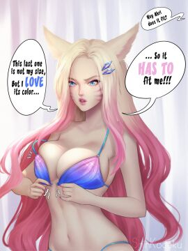 1girls ahri female female_focus female_only k/da_ahri k/da_all_out_ahri k/da_all_out_series k/da_series league_of_legends shinkodoku