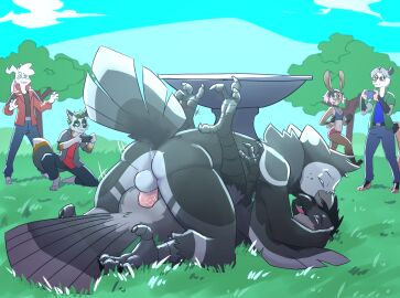 2024 2boys 3_toes 4_fingers american_opossum anal anal_sex anthro athletic athletic_wear audience avian being_watched belt bird bird_bath black_body black_fur boss_monster_(undertale) bottomwear bovid bra caprine clothing cloud day dipstick_tail duo eagle_position electronics eyewear feet female fingers from_front_position fur gay gay_sex genitals glasses goat grass green_hair grey_body grey_fur group gym_bottomwear gym_shorts hair hi_res hug hugging_another hybrid jacket jogging lagomorph legs_up looking_at_another lube_in_ass male male/male male_only mammal markings marsupial metal_(artist) motion_lines no_shoes nude original_characters outside outside_sex overshirt owl p.b_(plaguebrought) pancakes_(biofreak) pants park penetration phone plant public public_exposure public_sex recording recording_sex sex shirt shorts sports_bra tail tail_markings toes toothy_grin topwear tree underwear vinzin_(character) voyeur white_body white_fur white_hair winged_arms wings