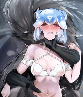 2023 absurd_res ambiguous_penetration animal_humanoid anthro anthro_penetrating anthro_penetrating_female anthro_penetrating_humanoid bao_(vtuber) black_body black_fur black_nose blaidd_(elden_ring) blouse blue_body blue_hair blush bodily_fluids breasts canid canine canis cape cetacean cetacean_humanoid claws clothing dubious_consent duo elden_ring female female_penetrated finger_claws fromsoftware front_view fur grey_body grey_cape grey_clothing grey_fur grey_hair hair head_grab hi_res hip_grab humanoid humanoid_on_anthro humanoid_penetrated impact_lines indie_virtual_youtuber larger_anthro larger_male light_body light_skin looking_at_viewer male male/female male_penetrating male_penetrating_female male_penetrating_humanoid mammal marine marine_humanoid medium_breasts muscular muscular_anthro muscular_male penetration pupi questionable_consent rain_prophet red_eyes sex size_difference smaller_female smaller_humanoid smaller_penetrated standing standing_sex tears thrusting topwear virtual_youtuber white_blouse white_claws white_clothing wolf