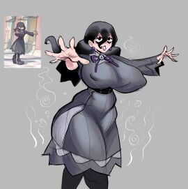 00ketsui big_breasts bimbo breasts curvy_body female game_freak hex_maniac hex_maniac_(z-a) nintendo pokemon pokemon_legends:_z-a solo voluptuous_female