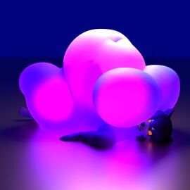 ass big_ass big_breasts breasts bubble_ass bubble_butt female furry huge_ass huge_breasts inflation lying_on_back lying_on_floor lying_on_ground oc original original_character slime_inflation thick_thighs wide_hips yuri_(yurisylentra) yurisylentra