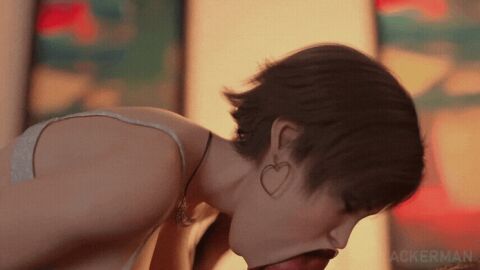 3d animal_genitalia animated animated_image bestiality blowjob breasts canine canine_on_human canine_penis cleavage deepthroat earrings fellatio female female_on_feral feral feral_on_female feral_on_human feral_penetrating feral_penetrating_human huge_breasts huge_cock human_on_feral jackerman jenny_(jackerman) knot knot_bulge knotting male male_feral male_feral/female_human milf oral oral_knotting oral_sex penis short-haired_female short_hair zoophilia