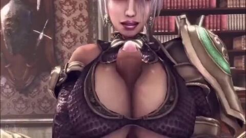 1girls 3d 3d_animation 3d_model animated big_breasts big_penis breasts fellatio fellatio_while_paizuri female isabella_valentine no_sound oral paizuri penis pov rayhuma shorter_than_10_seconds soul_calibur source_filmmaker straight tagme titjob video white_hair