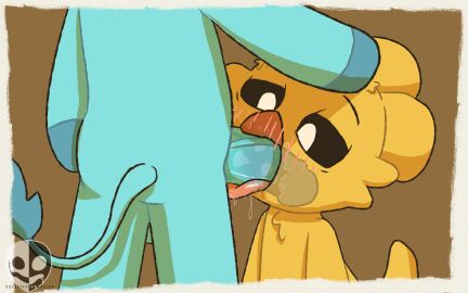 avian balls beak bird blowjob bodily_fluids bubba_bubbaphant canid canine canis chicken comic critters_(poppy_playtime) digital_media_(artwork) duo elephant elephantid erection fellatio fur furry_only galliform gallus_(genus) genital_fluids genitals hair hi_res kickinchicken kickinchicken_(poppy_playtime) male male/male male_penetrating mammal mob_entertainment no_humans notsafeforwanking nude open_mouth oral oral_penetration penetration penile penis phasianid poppy_playtime poppy_playtime_(chapter_3) proboscidean sex smiling_critters tail tongue tongue_out tongue_out_blowjob