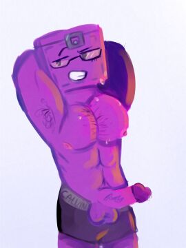 bara boxten_(dandy's_world) calvin_klein dandy's_world dandys_world dick gay male object_head penis solo_male toony yaoi